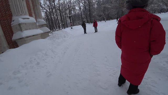 Россия. Москва. Февраль 2018 года. Парк Царицыно. смотреть онлайн