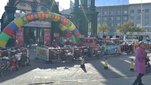 //КИТАЙ//ХУНЬЧУНЬ//ТОРГОВАЯ УЛИЦА//ПРИМЕРНЫЙ КУРС 1 ЮАНЬ-10 РУБ.// смотреть онлайн