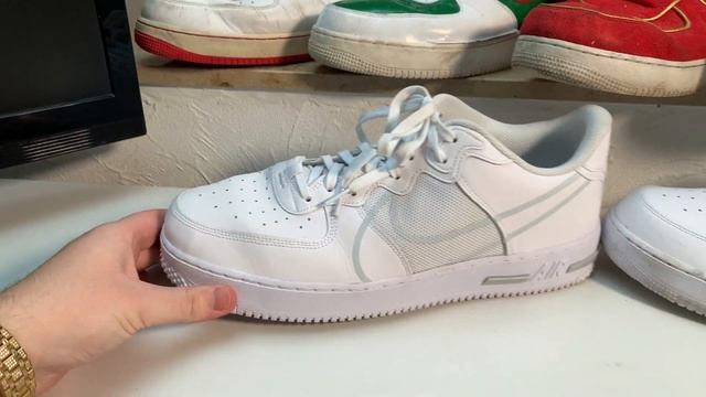 Nike Air Force 1 # React • 1 Type • '07 ••• Vergleich / Comparison #uthixo #nike #airforce1 смотреть онлайн