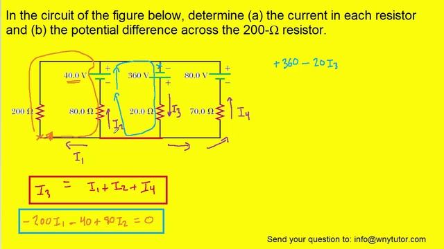 In the circuit of the figure below determine the current смотреть онлайн