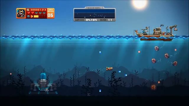 Aqua Kitty: Milk Mine Defender Part 1 - KITTEH IN SUBMARINE смотреть онлайн