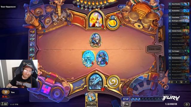 DK Rules the TITANS Meta - Full Run - Hearthstone Arena смотреть онлайн