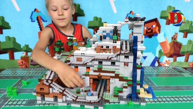 МИР МАЙНКРАФТ / MINECRAFT WORLD / САМОДЕЛКА как LEGO – набор Горная пещера смотреть онлайн