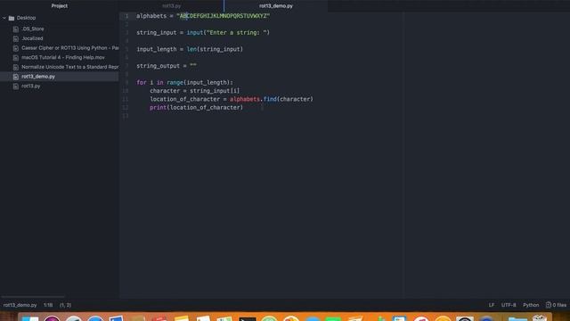 Caesar Cipher or ROT13 Using Python - Part 2 - Python for Security Professionals смотреть онлайн