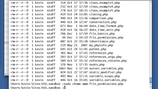 07 03 Setting file permissions смотреть онлайн