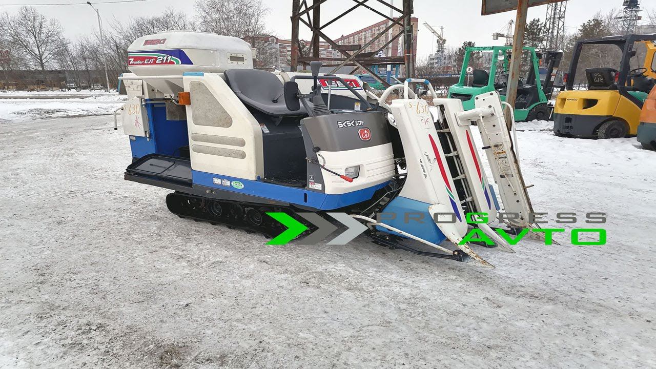 Зерноуборочный комбайн ISEKI HV211 японский 15 л.с. двухцилиндровый самоходный PROGRESS-AVTO смотреть онлайн