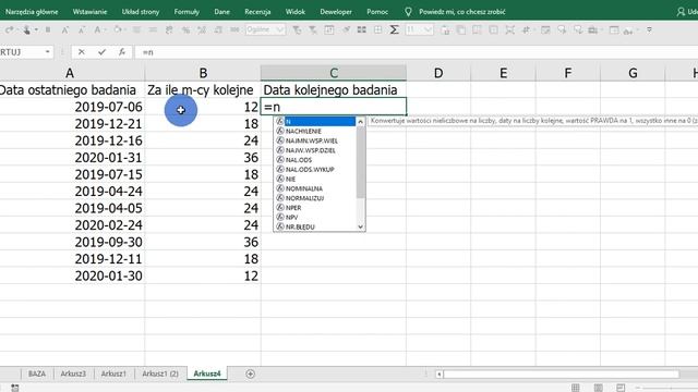 Jak z daty obliczyć inną datę np za 2 miesiące. смотреть онлайн