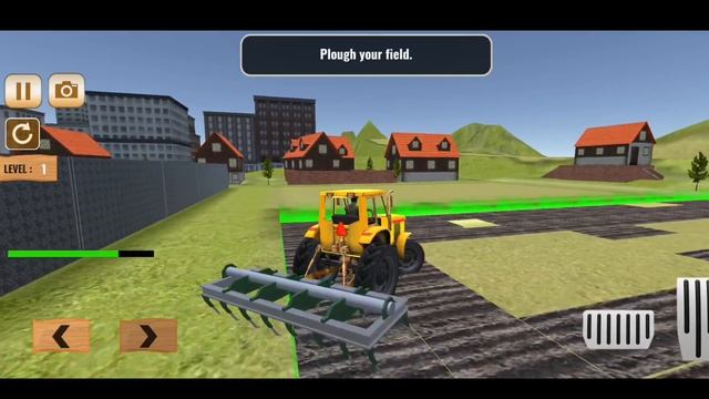 Real Tractor Drawing Simulator Tractor Driving game ?? смотреть онлайн