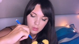 АСМР/ASMR Рисую узоры на твоём лице/ Слюнявый пальчик