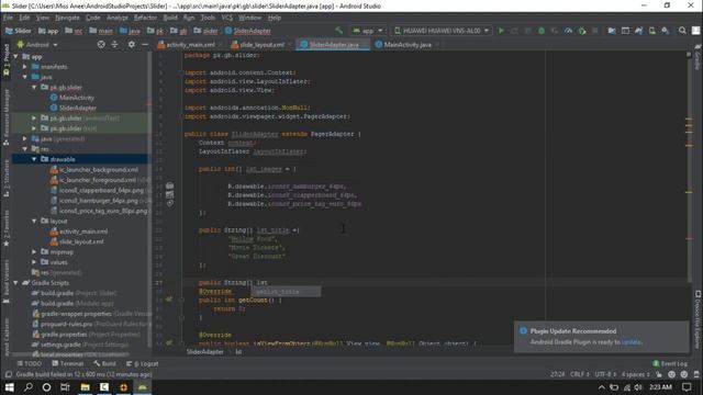 ViewPager Sliding Views UI in Andriod Studio смотреть онлайн