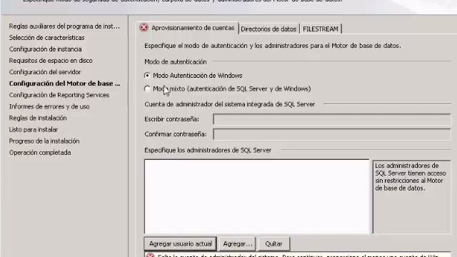 Instalación de SQL Server 2008 Express with Advanced Services смотреть онлайн