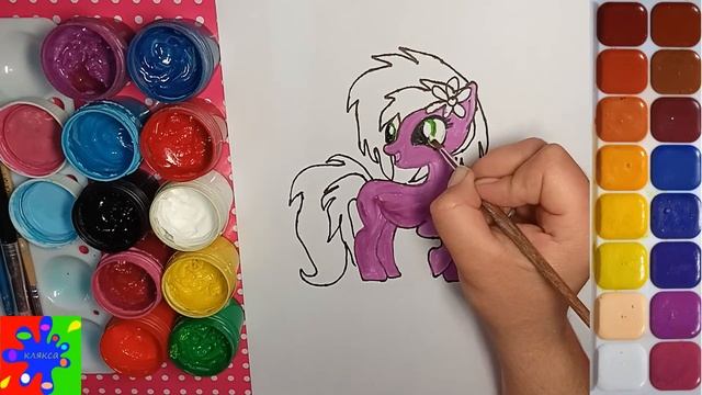 Как нарисовать май литл пони. My little poni drawing. смотреть онлайн