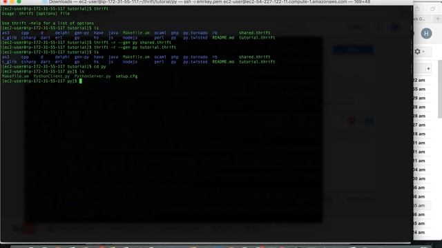Apache Thrift Python Client Server смотреть онлайн