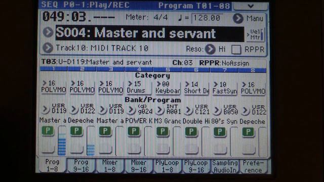 Synth cover - Depeche Mode - Master And Servant - with Korg M3 & Prophet P08 смотреть онлайн