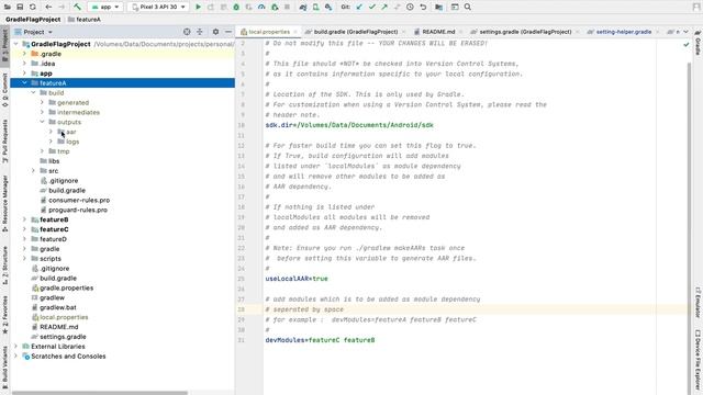 Building Gradle modules based on Flag in a Multi Module project смотреть онлайн