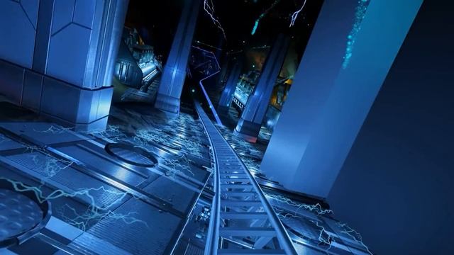 FUTUREWORLD! Ride POV on a Space Launched Roller Coaster! смотреть онлайн
