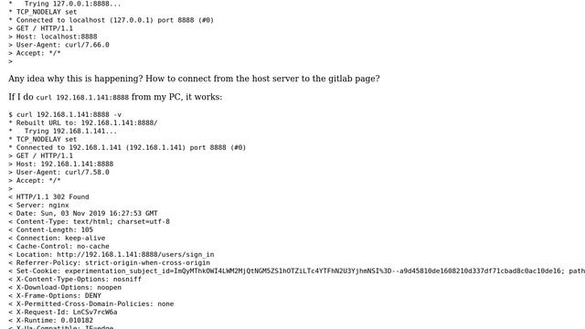 Docker container available in browser but not in curl смотреть онлайн