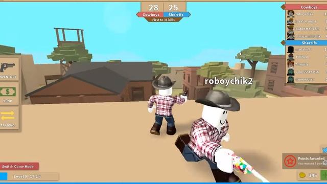 роблокс битва револьверов! :) смотреть онлайн