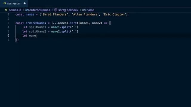 Sort an Array of Names - Job Interview Practice! - Javascript смотреть онлайн