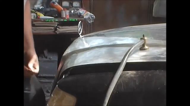 ремонт мерседеса, лёгкий лобовой удар. смотреть онлайн