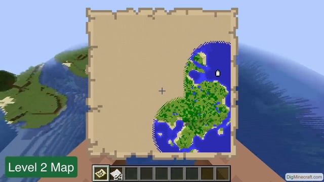 How to craft different sizes of Locator Maps in Minecraft смотреть онлайн