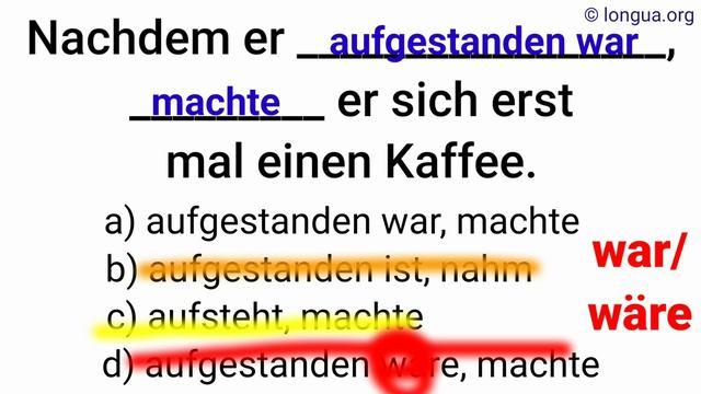 nachdem, bevor, Präteritum, Plusquamperfekt, Vergangenheit, hatte, war, past perfect, had been, смотреть онлайн