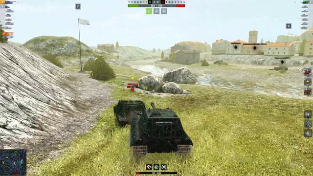Когда вес имеет значение. Jag E100. World of Tanks Blitz смотреть онлайн