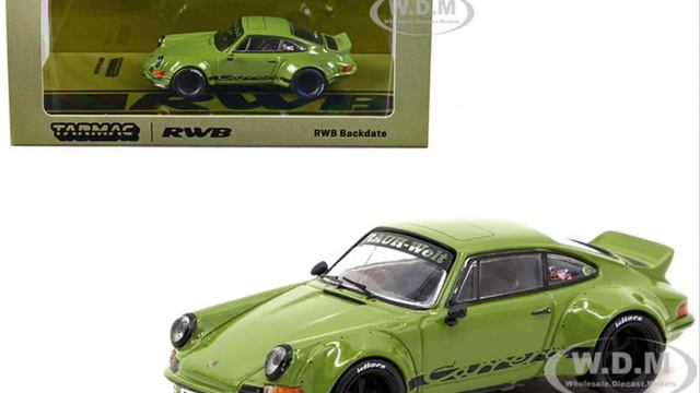RWB Backdate Olive Green with Black Stripes "RAUH-Welt BEGRIFF" "Hobby64" Series 1/64 Diecast Car смотреть онлайн