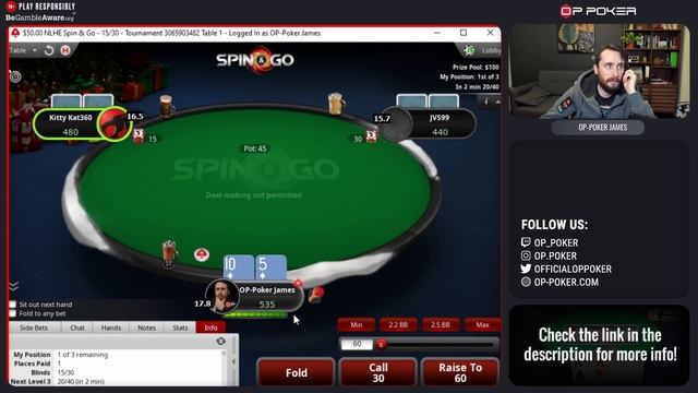 $50 SPIN & GO STRATEGY AND LIVE PLAY! Spin & Go Strategy Series смотреть онлайн