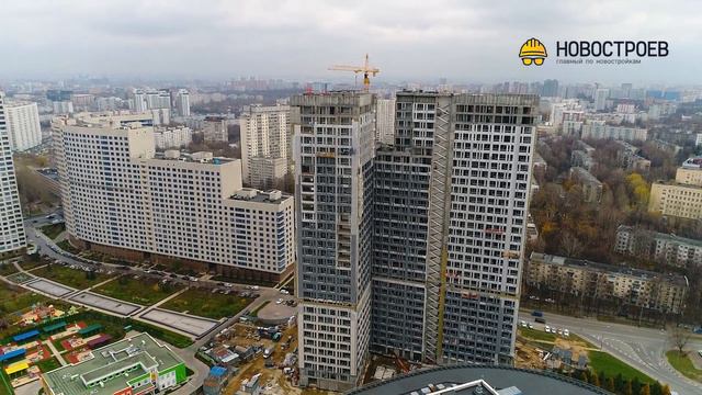 Аэросъемка ЖК ONYX DELUXE, 30.11.2019 смотреть онлайн