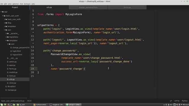 Django Change Password Tutorial | Django casts #5 смотреть онлайн
