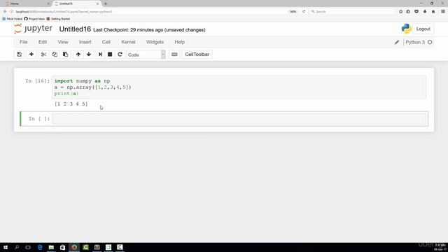 Complete Python Course - Beginner to Advance 126 Creating Numpy Array смотреть онлайн