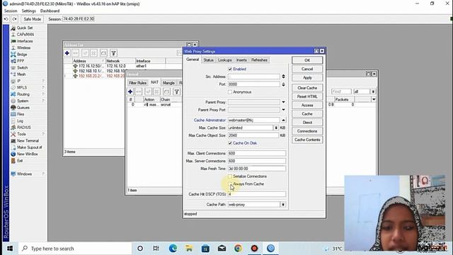 Cara mengkonfigurasi NAT, Proxy server, Manajemen Bandwidth смотреть онлайн