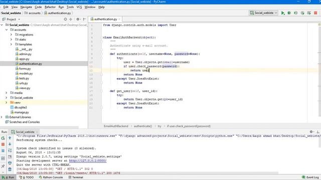 Django 2.0 advanced -8- building a custom authentication backend смотреть онлайн