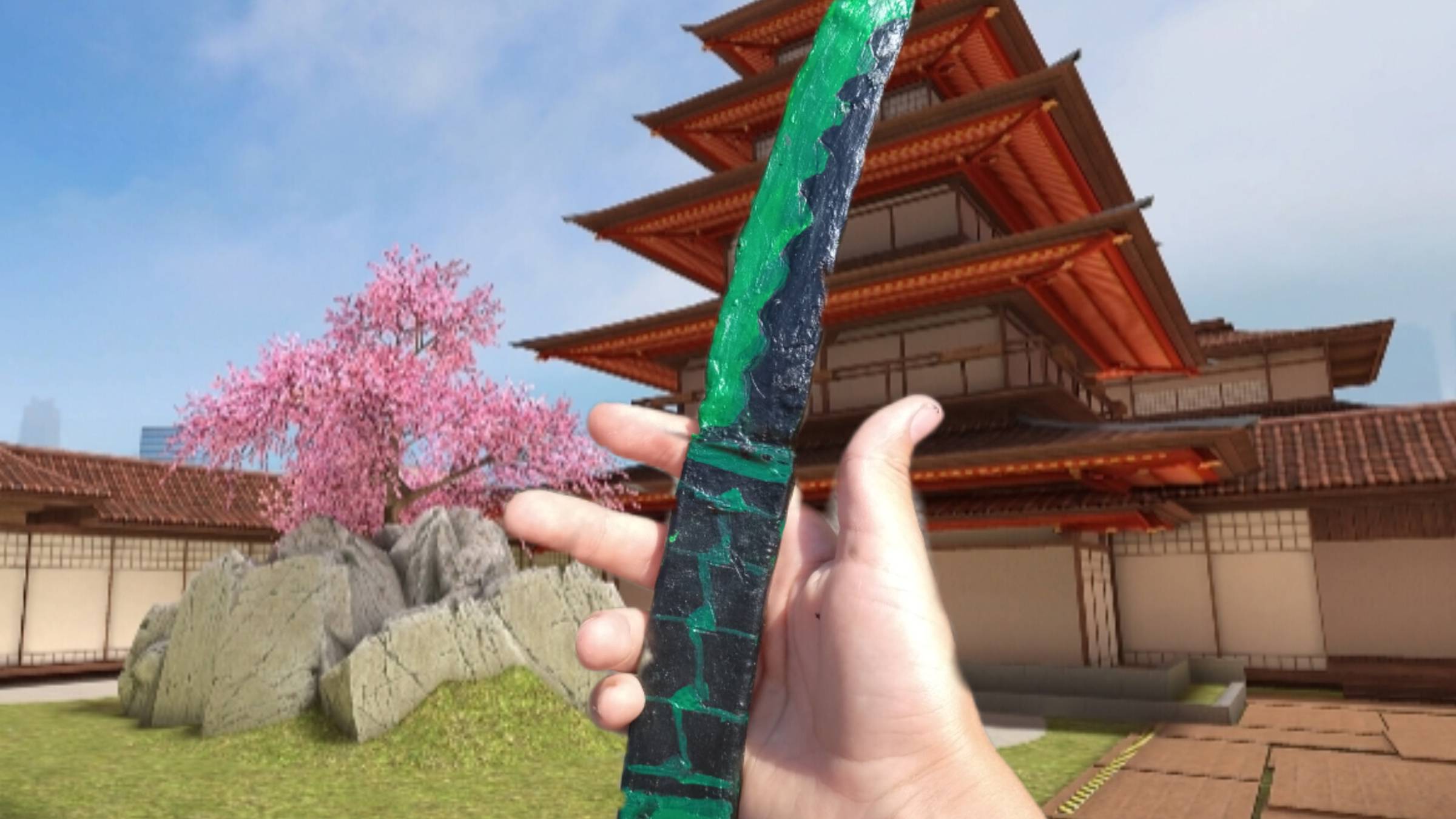 как сделать нож Tanto малахита из Standoff 2 DIY 😎😎