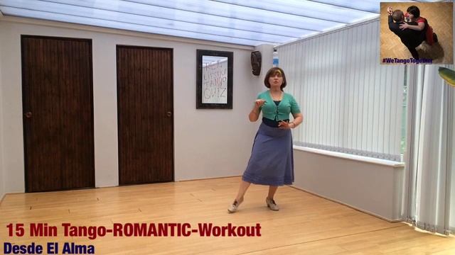 15 Minute Tango ROMANTIC Dance Balance Workout. смотреть онлайн