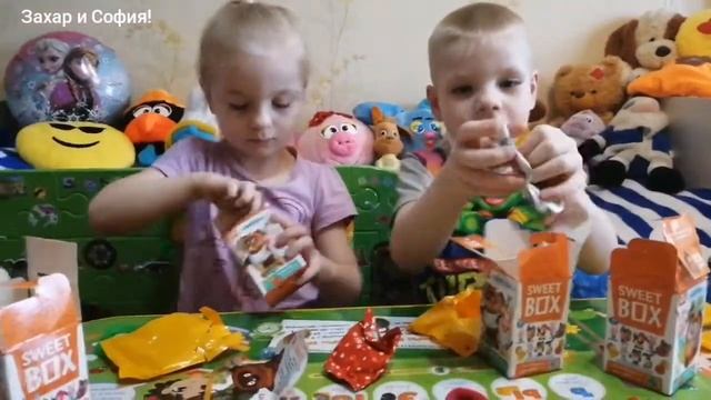 Распаковка коробочек серии Винни Пух/Sweet Box смотреть онлайн