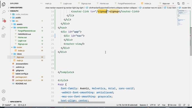 39 Vue JS project Authentication firebase & bootstrap смотреть онлайн