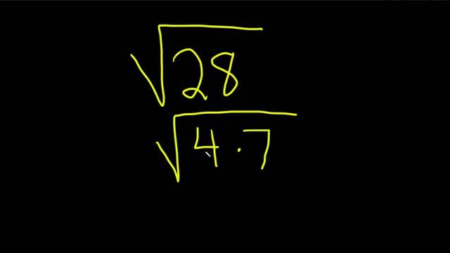 How to Simplify the Square Root of 28: Sqrt(28) смотреть онлайн