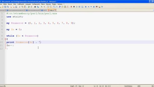 Tutorial de Perl parte 15 - Control de Flujo: El búcle while смотреть онлайн