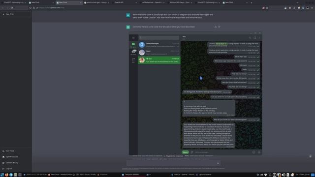I used ChatGPT to code a Telegram bot which uses ChatGPT ? смотреть онлайн