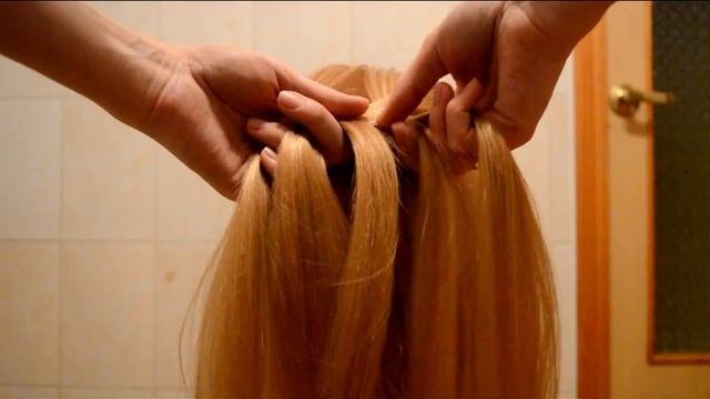 Прическа Коса из 6 прядей смотреть онлайн