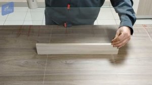 процесс монтажа стекла в створку ЛДСП