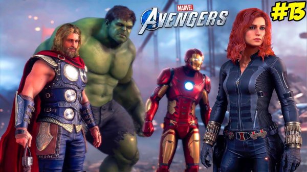ХАЛК ТОР И ЖЕЛЕЗНЫЙ ЧЕЛОВЕК СПАСАЮТ МИР МСТИТЕЛИ МАРВЕЛ #13 ВИДЕО ИГРА СУПЕРГЕРОЕВ MARVEL AVENGERS