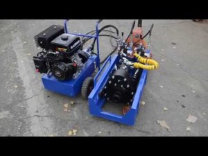 Установка для прокола грунта "Игла 20ТВ" с гидровращателем.