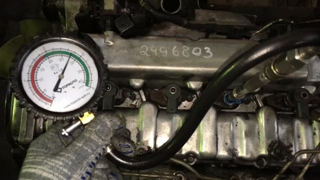 Двигатель D4CB-2496803 2.5 CRDi 145 л.с. Hyundai Starex – проверка компрессии смотреть онлайн