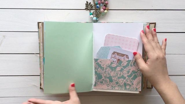 Handmade Fabric Junk Journal | Custom Made Vintage Junk Journal | Hand-bound смотреть онлайн