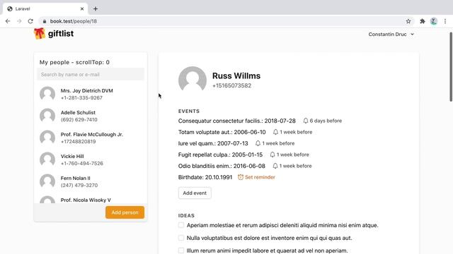 InertiaJS scroll management смотреть онлайн