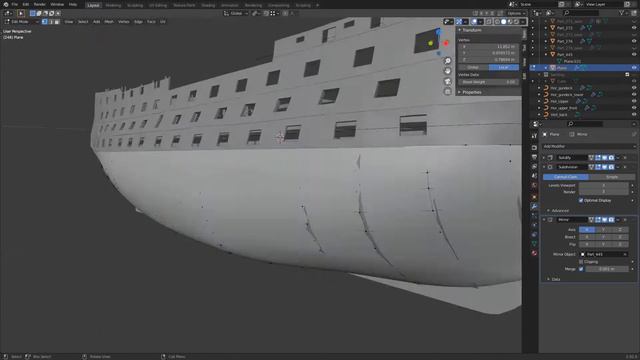 Modelling a Ship in Blender Timelapse - HMS Victory [Part 1] смотреть онлайн