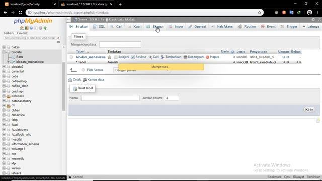 Cara Export Database Menjadi File Ekstensi *.Sql Pada phpmyadmin смотреть онлайн